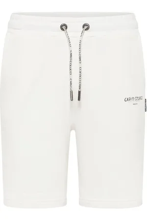 Carlo Colucci Herre, Shorts, Hvit, 2XL