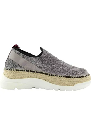 Espadrilles Dame, Sko, Grå, 36 EU