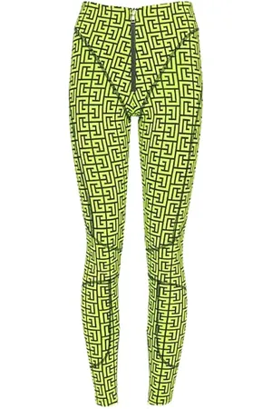 Balmain Dame, Bukser, Grønn, S