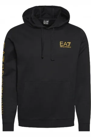 EA7 Herre, Gensere & Hettegensere, Svart, XL