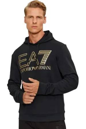 EA7 Herre, Gensere & Hettegensere, Svart, S