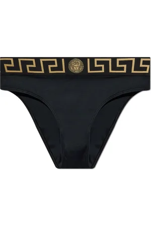 VERSACE Dame, Svømmetøy, Svart, M