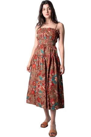 ULLA JOHNSON Dame, Kjoler, Brun, S