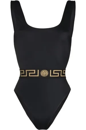 VERSACE Dame, Svømmetøy, Svart, S