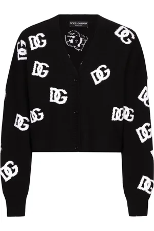 Dolce & Gabbana Dame, Strikkevarer, Svart, S