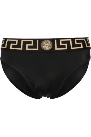 VERSACE Herre, Svømmetøy, Svart, XL