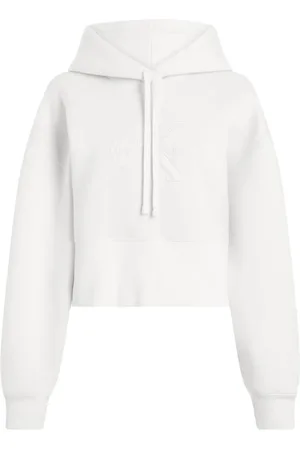 Calvin Klein Dame, Gensere & Hettegensere, Hvit, S