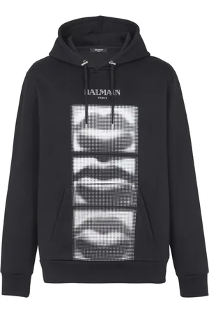 Balmain Herre, Gensere & Hettegensere, Svart, XL