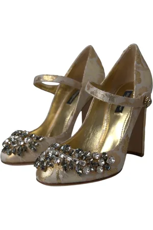 Dolce & Gabbana Dame, Sko, Gul, 35 1/2 EU