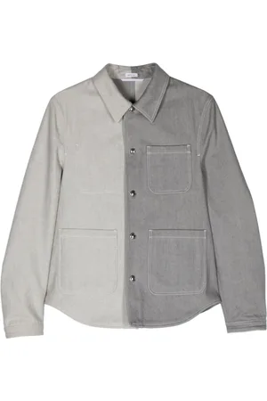 Thom Browne Herre, Skjorter, Grå, L