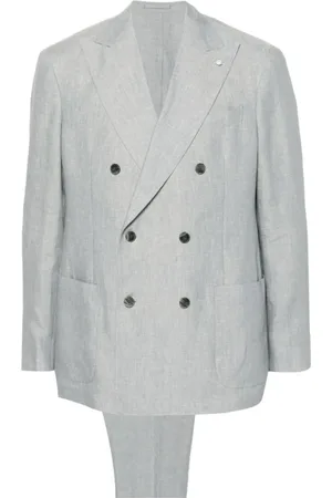 LUIGI BIANCHI MANTOVA Herre, Dress, Grå, L