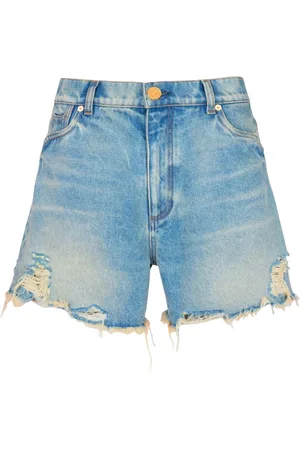 Balmain Dame, Shorts, Blå, S