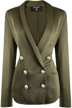 Balmain Dame, Jakker, Grønn, M