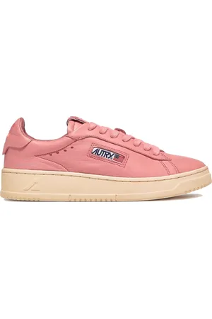 Rosa skinn sneakers cheap