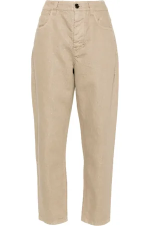 Brunello Cucinelli Dame, Bukser, Brun, S