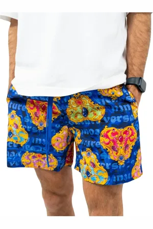 VERSACE Herre, Svømmetøy, Blå, XS