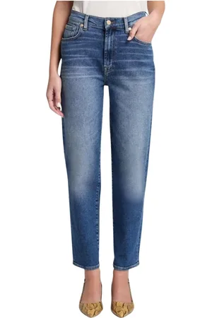 7 for all Mankind Dame, Jeans, Blå, W28