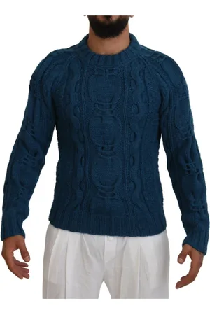 Dolce & Gabbana Herre, Strikkevarer, Blå, L