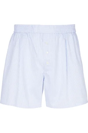 Balmain Herre, Shorts, Blå, L