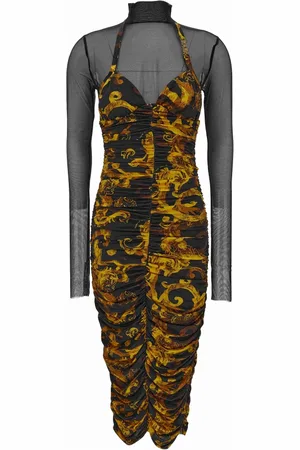VERSACE Dame, Kjoler, Svart, 2XS