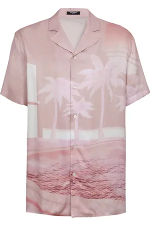 Balmain Herre, Skjorter, Rosa, XL