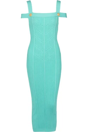 Balmain Dame, Kjoler, Blå, M
