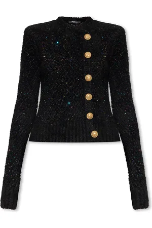 Balmain Dame, Strikkevarer, Svart, XS