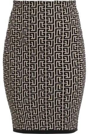 Balmain Dame, Skjørt, Flerfarget, M