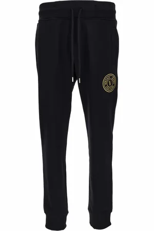 VERSACE Herre, Bukser, Svart, S