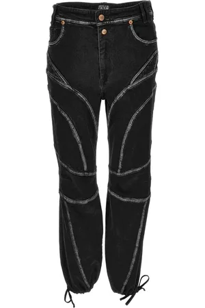VERSACE Dame, Jeans, Svart, W27