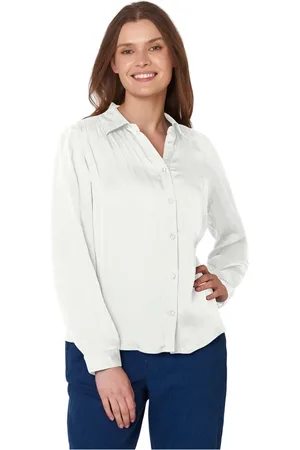 Signature Dame, Bluser & Skjorter, Hvit, S