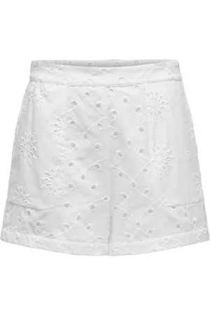 ONLY Dame, Shorts, Hvit, S