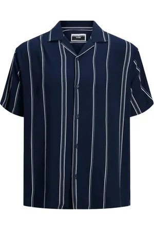 JACK & JONES Herre, Skjorter, Blå, L