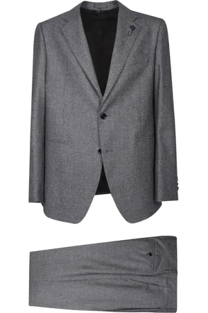 LARDINI Herre, Dress, Grå, L