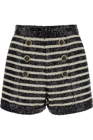 Balmain Dame, Shorts, Flerfarget, S