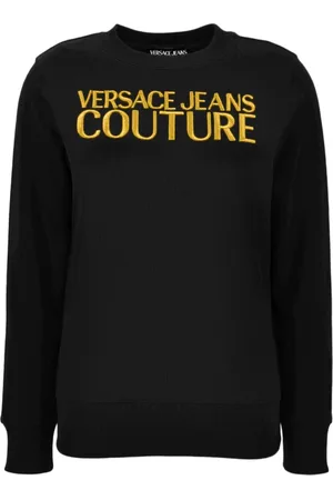 VERSACE Dame, Gensere & Hettegensere, Svart, L