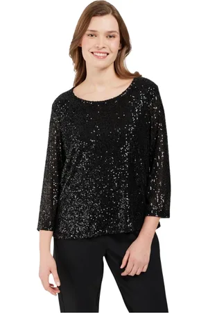 Signature Dame, Bluser & Skjorter, Svart, S
