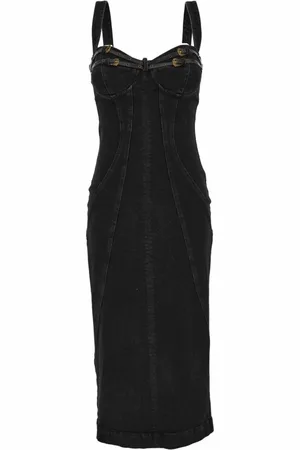VERSACE Dame, Kjoler, Svart, XS