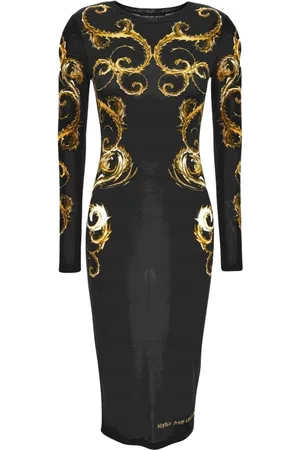 VERSACE Dame, Kjoler, Svart, 3XS