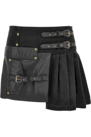 VERSACE Dame, Skjørt, Svart, 3XS