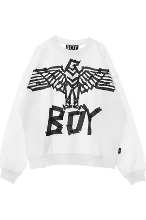 Boy London Herre, Gensere & Hettegensere, Hvit, M