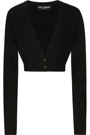 Dolce & Gabbana Dame, Strikkevarer, Svart, L