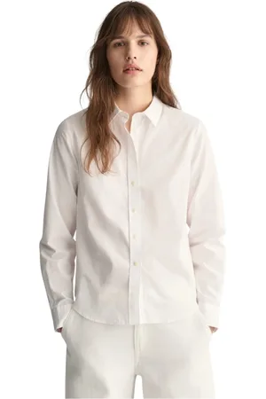 GANT Dame, Bluser & Skjorter, Hvit, S