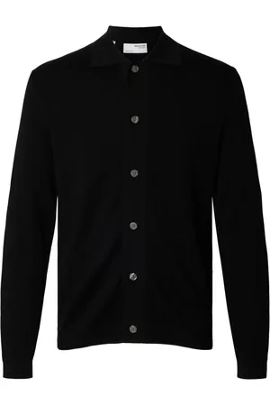 SELECTED Herre, Strikkevarer, Svart, L