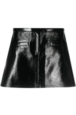 Courrèges Dame, Skjørt, Svart, 2XS