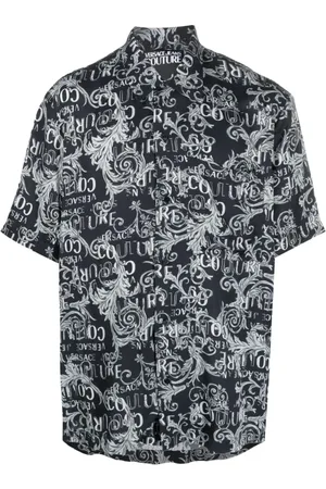 VERSACE Herre, Skjorter, Grå, S