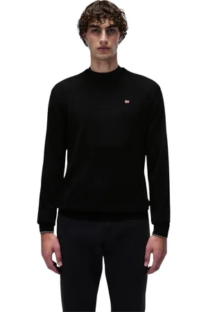 Napapijri Herre, Strikkevarer, Svart, 2XL