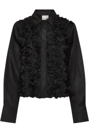 Y.A.S Dame, Bluser & Skjorter, Svart, L