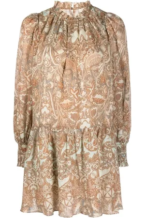 ULLA JOHNSON Dame, Kjoler, Brun, XS