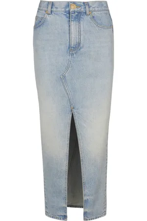 Balmain Dame, Skjørt, Blå, XS
